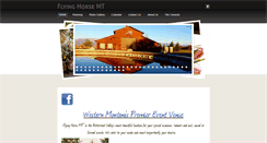 Desktop Screenshot of flyinghorsemt.com